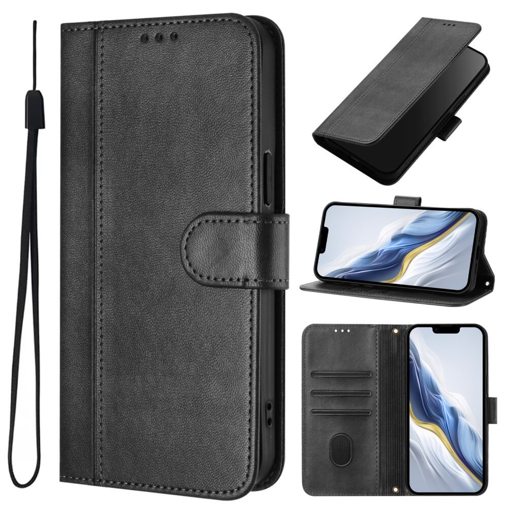 HONOR Magic7 Lite - Custodia in pelle scamosciata dal design vintage