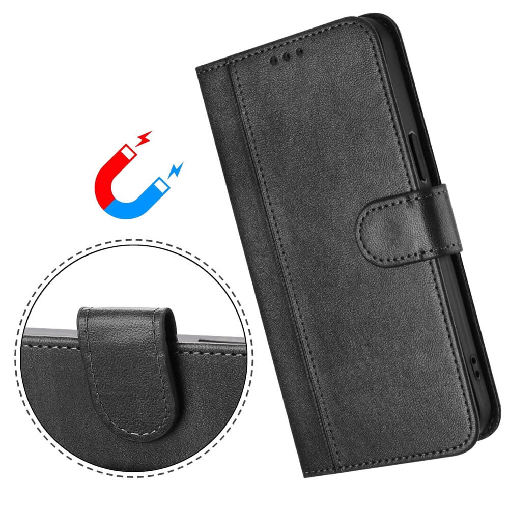 HONOR Magic7 Lite - Custodia in pelle scamosciata dal design vintage