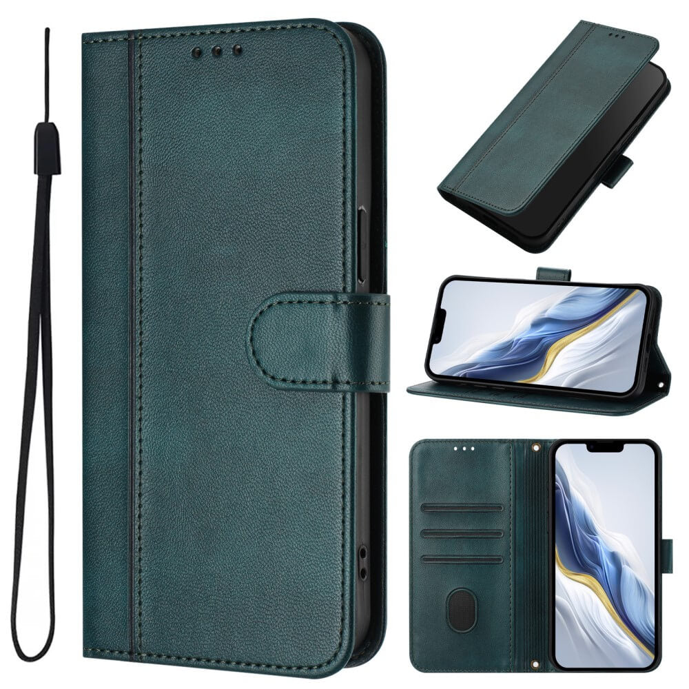 HONOR Magic7 Lite - Custodia in pelle scamosciata dal design vintage