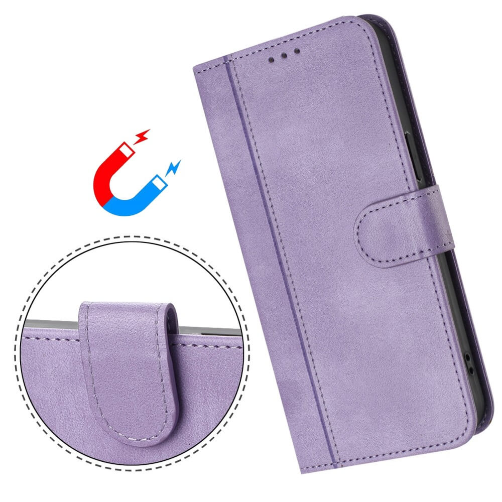 HONOR Magic7 Lite - Custodia in pelle scamosciata dal design vintage