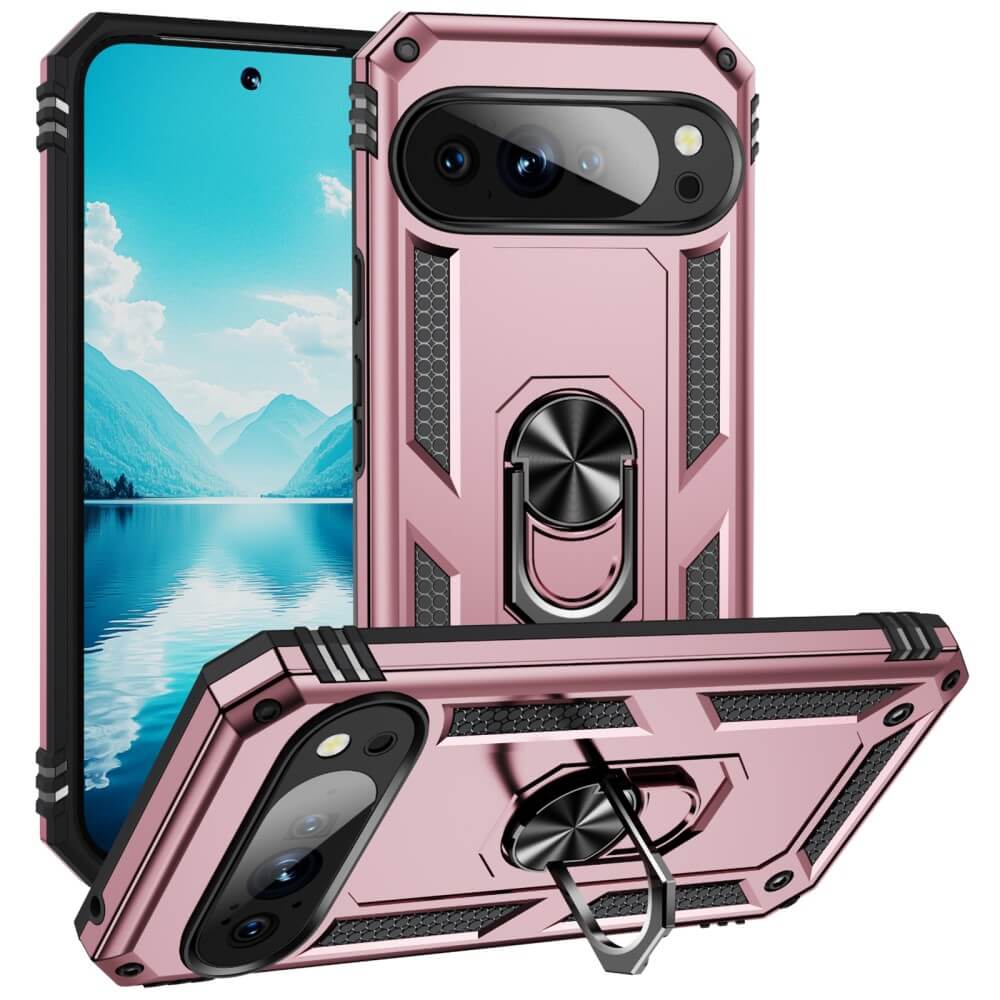 Google Pixel 10 / 10 Pro - Robustes Back Cover mit Kickstand