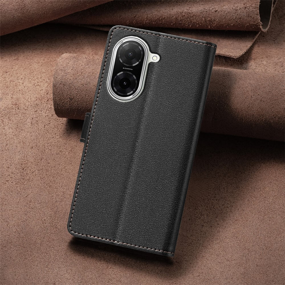 Xiaomi Redmi A5 / Poco C61 - BINFEN Leder Etui Hülle mit RFID Blocker