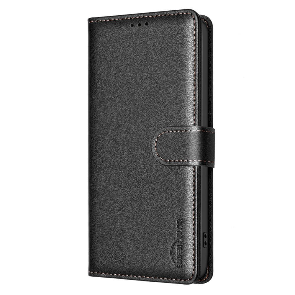 Xiaomi Redmi A5 / Poco C61 - BINFEN Leder Etui Hülle mit RFID Blocker