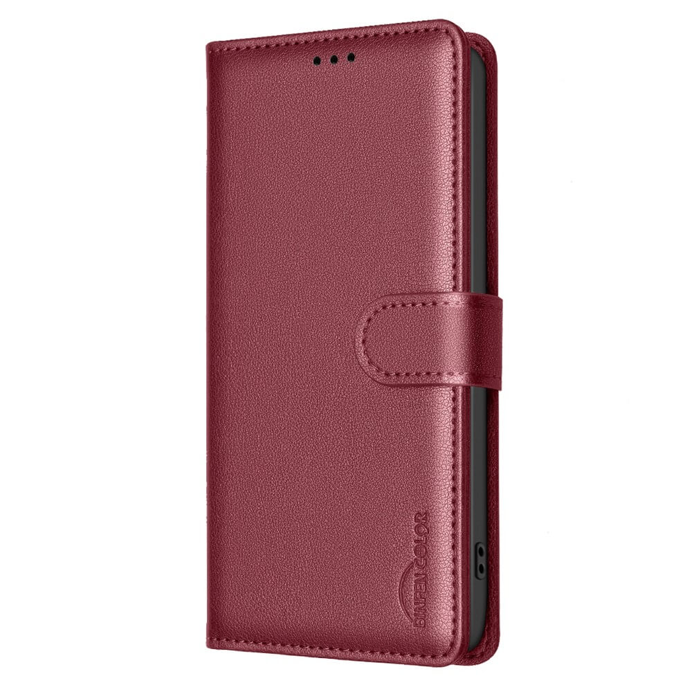 Xiaomi Redmi A5 / Poco C61 - BINFEN Leder Etui Hülle mit RFID Blocker