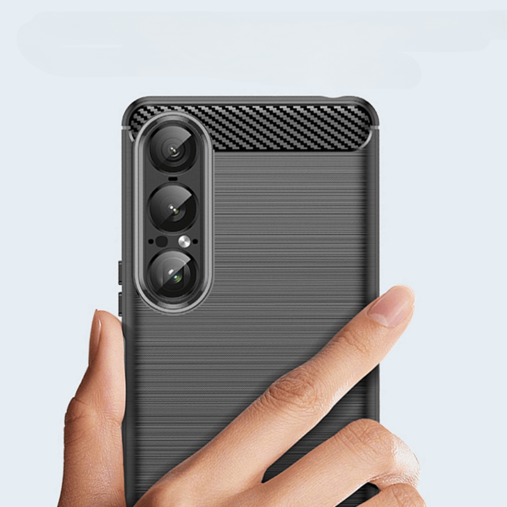 Sony Xperia 1 VII - Metal Carbon Look Case