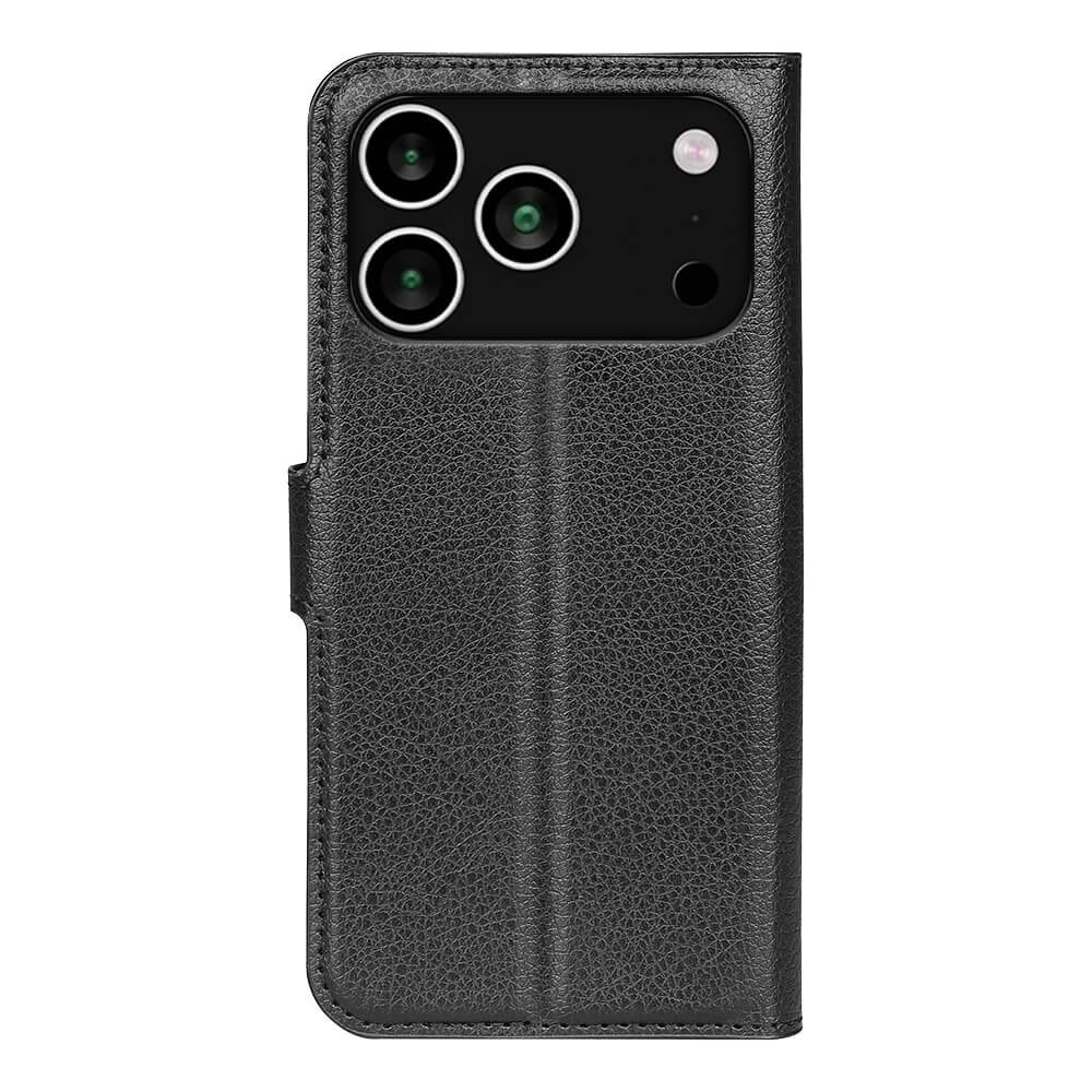 Die Cover-Discount iPhone 17 Pro Max - Leder Etui Hülle bietet Kartenfächer und präzise Kameraausschnitte - idealer Schutz für Ihr Smartphone mit Triple-Lens.