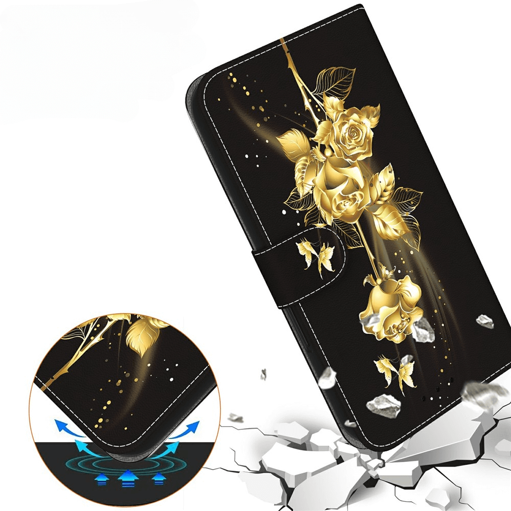 Die Cover-Discount iPhone 17 Air - Tasche Hülle mit Blüten Motiv bietet stoßfesten Schutz und elegantes Rosendesign - der perfekte Schutz für dein iPhone 17.