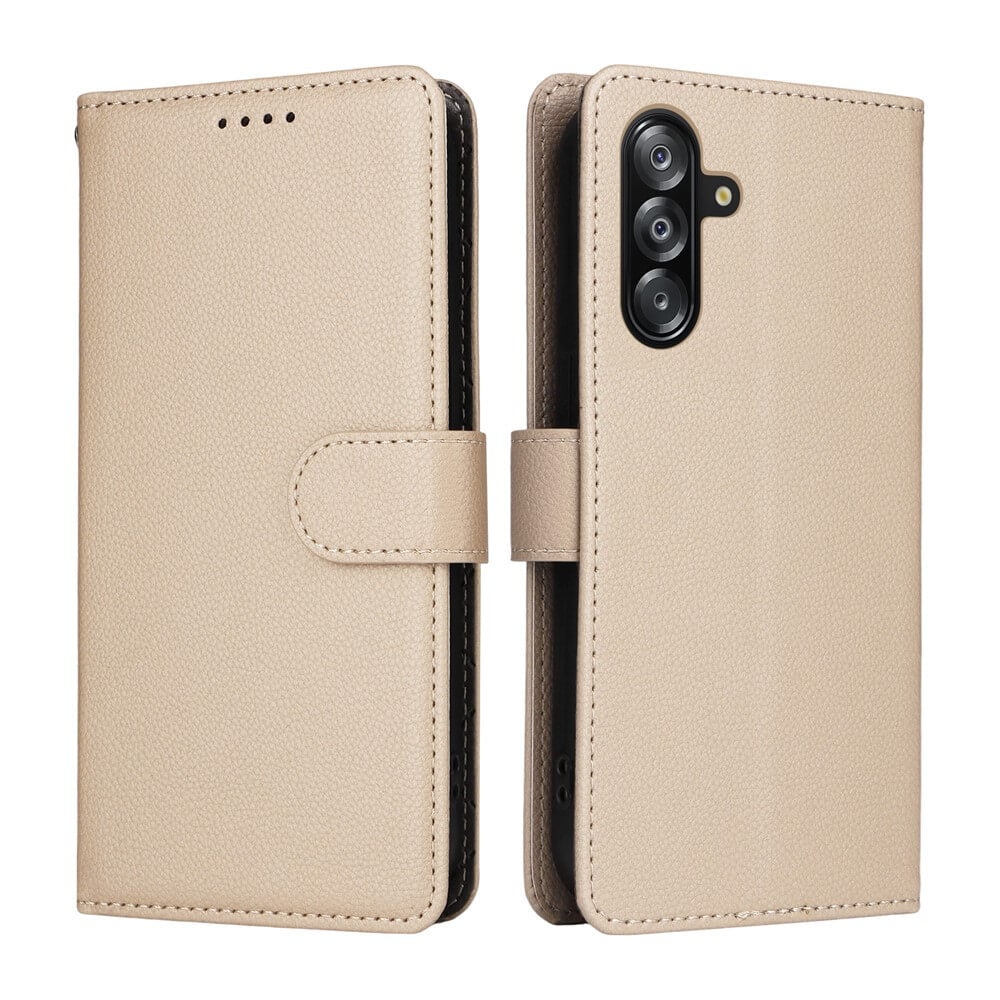 Galaxy A17 / A16 / A26 - Leather-look case with textured surface