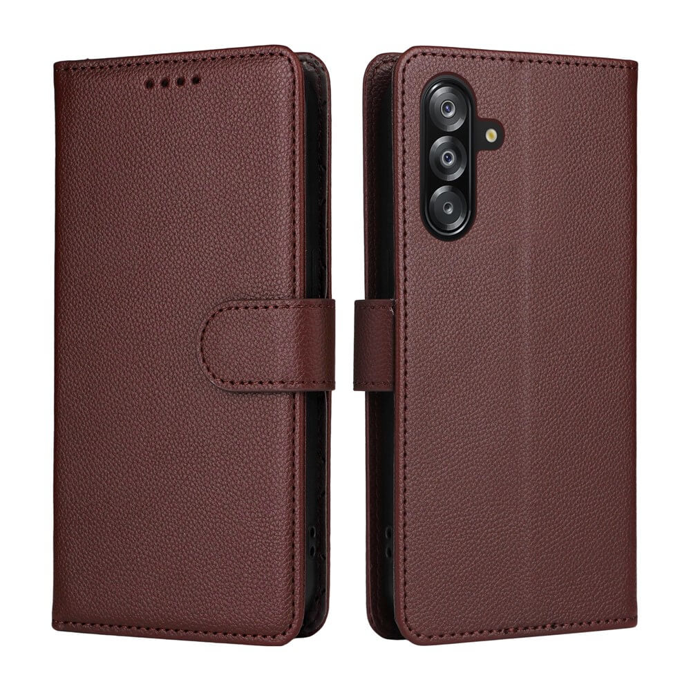 Galaxy A17 / A16 / A26 - Leather-look case with textured surface
