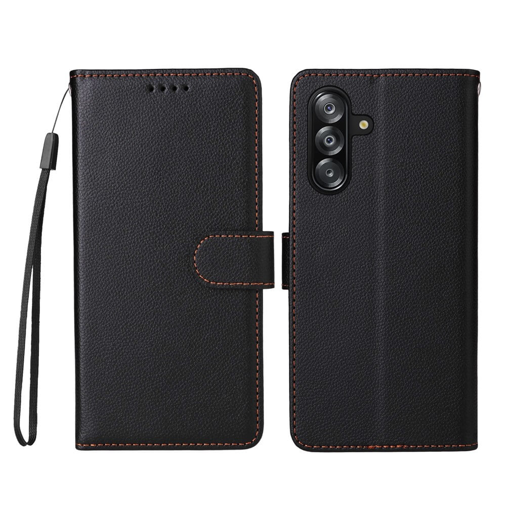 Galaxy A17 / A16 / A26 - Leather-look case with textured surface