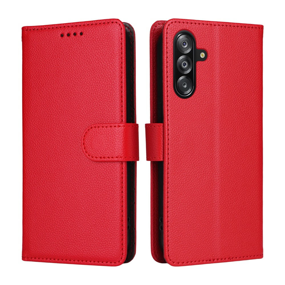 Galaxy A17 / A16 / A26 - Leather-look case with textured surface