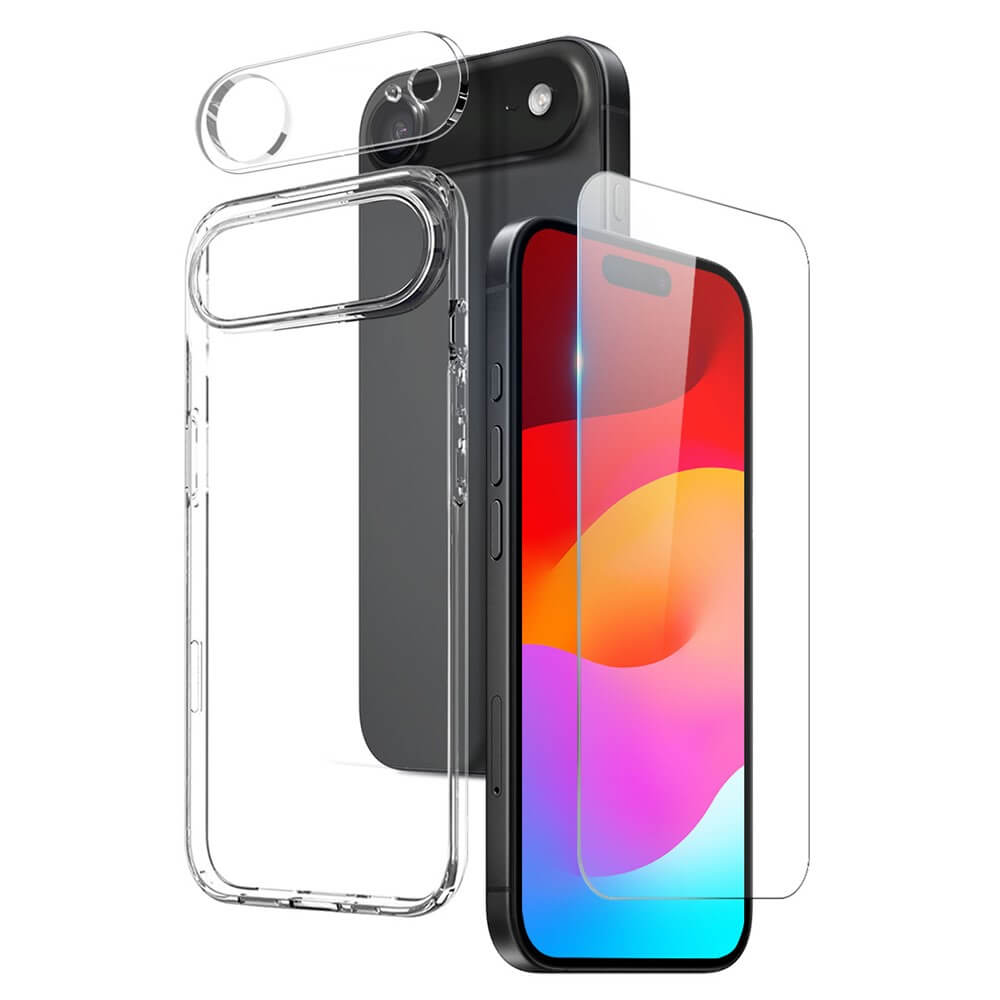 iPhone 17 Air - NORTHJO 3-in 1 Set Panzergläser und Silikonhülle