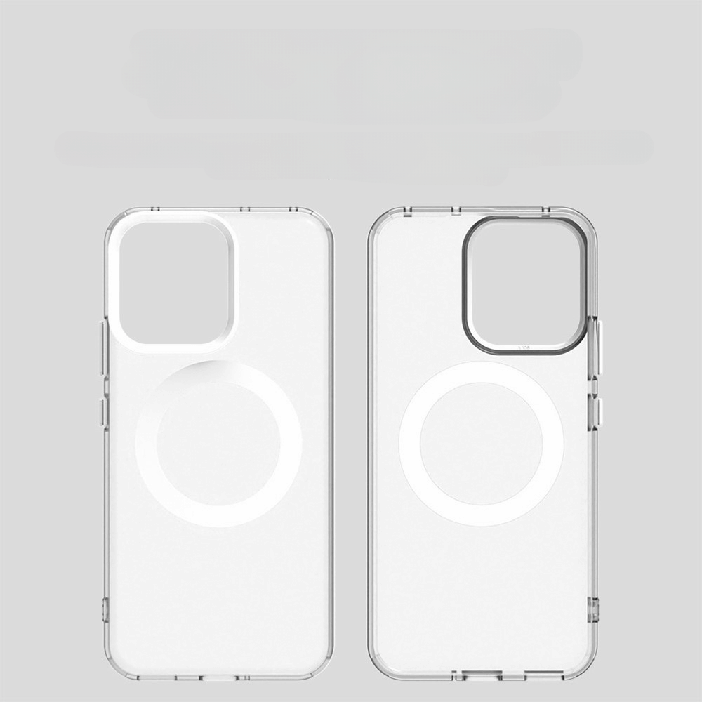 OPPO Reno14 - Acryl-Handyhülle mit Magnet und Farbakzent