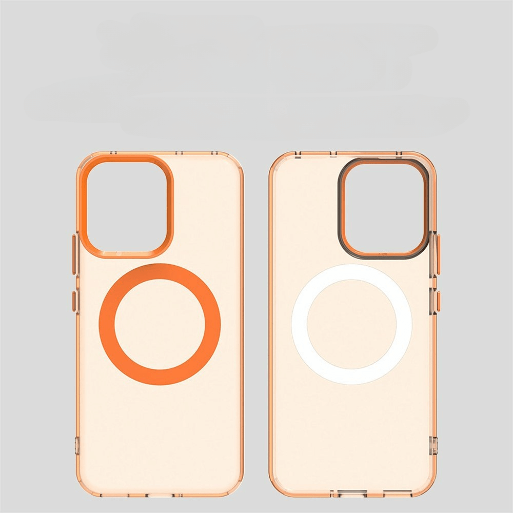 OPPO Reno14 - Acryl-Handyhülle mit Magnet und Farbakzent