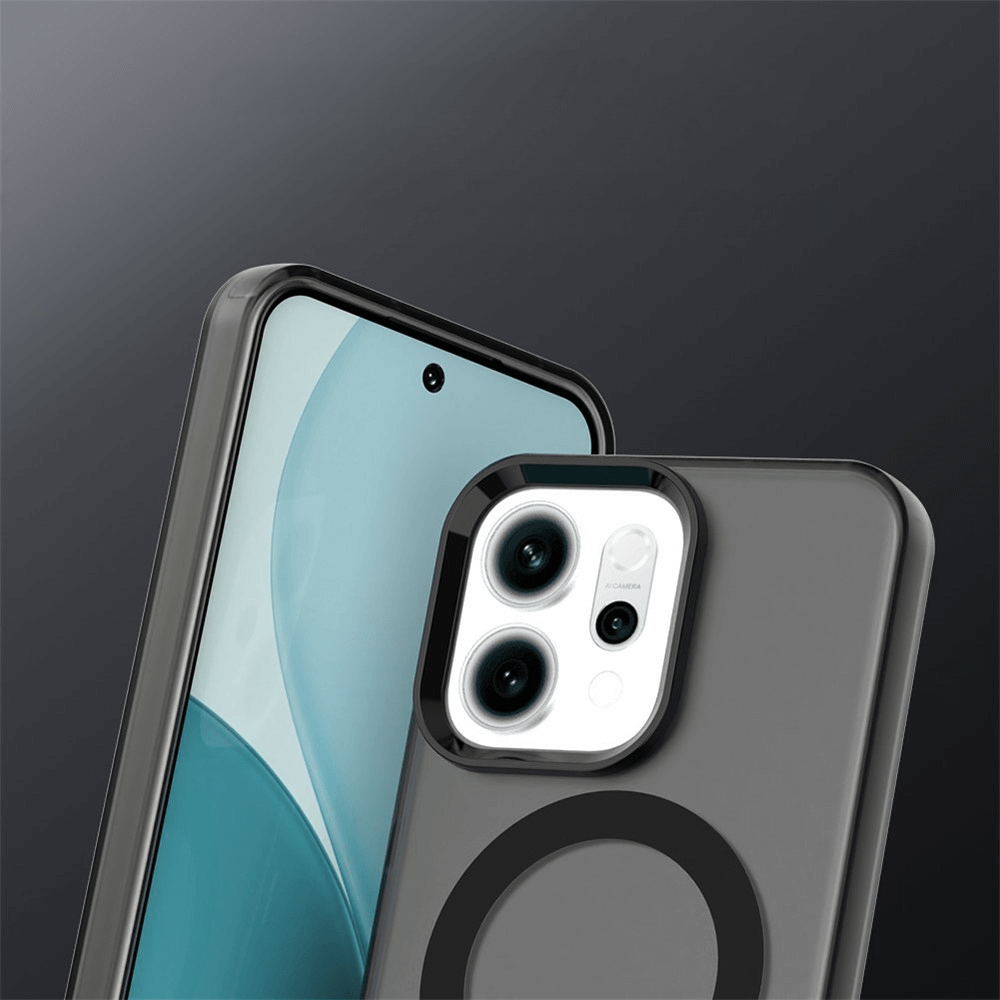 OPPO Reno14 - Acryl-Handyhülle mit Magnet und Farbakzent