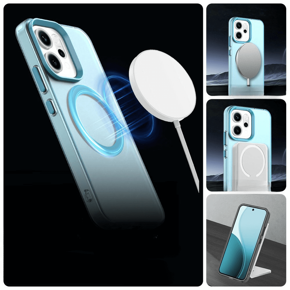 OPPO Reno14 - Acryl-Handyhülle mit Magnet und Farbakzent