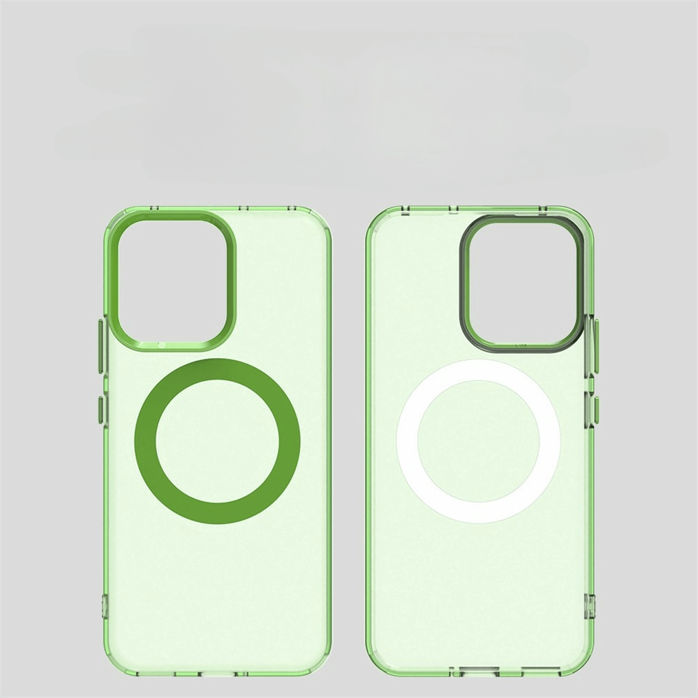 OPPO Reno14 - Acryl-Handyhülle mit Magnet und Farbakzent