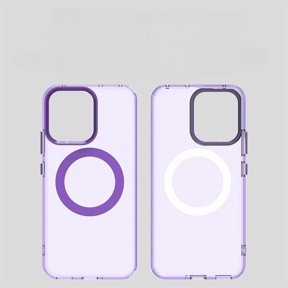 OPPO Reno14 - Acryl-Handyhülle mit Magnet und Farbakzent