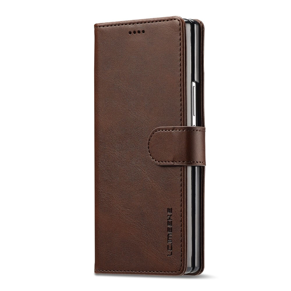 Die LC.IMEEKE Leder Etui Hülle für Galaxy Z Fold7 bietet stilvollen Schutz mit magnetischem Verschluss, Standfunktion und elegantem Design - die perfekte Wahl von LC.IMEEKE für Ihr Smartphone.