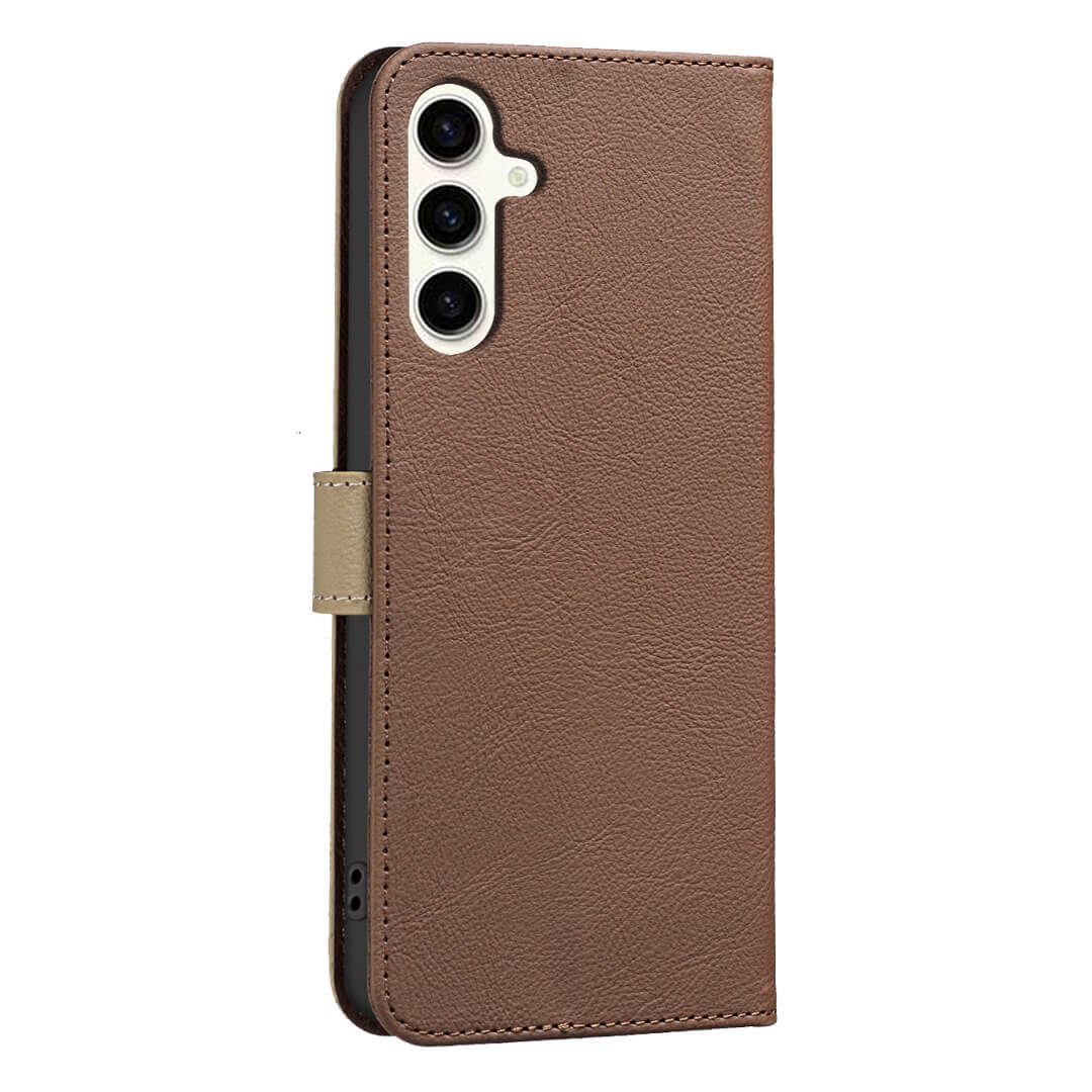 Galaxy S25 FE - BINFEN Leather Case Floral