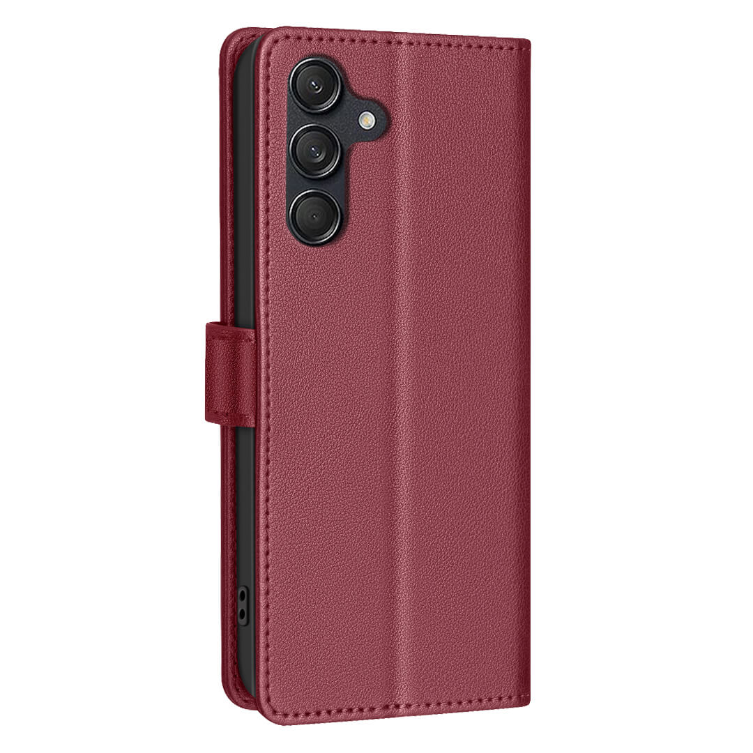 Galaxy S25 FE - Custodia in pelle BINFEN con blocco RFID