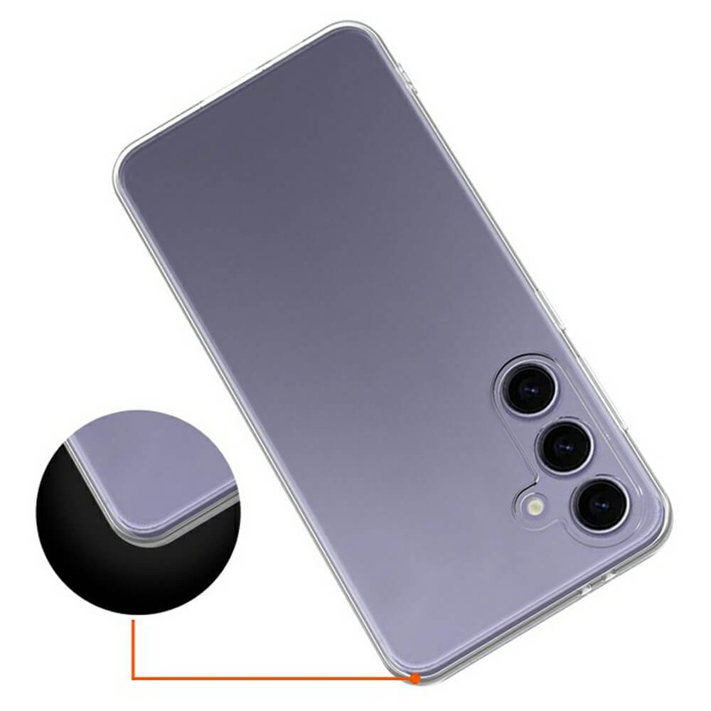 Galaxy S25 FE - Custodia in gomma trasparente