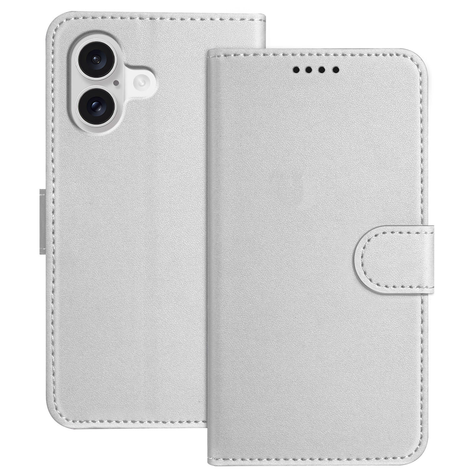 Die Cover-Discount iPhone 17 - Elegante Ledertasche ist mit Kartenfächern und einem Kameraausschnitt ausgestattet, so dass Sie Ihre wichtigsten Utensilien gut organisieren und Ihr Telefon stilvoll schützen können.
