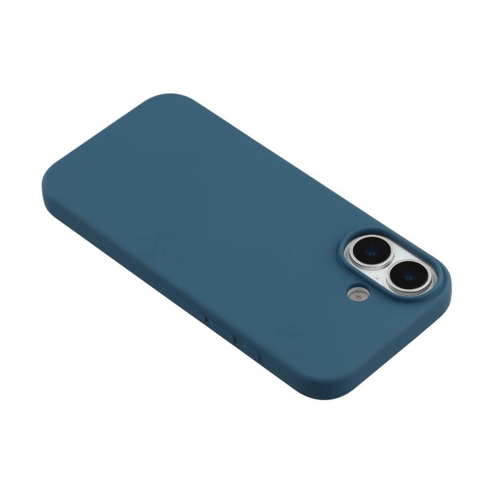 Smartphone mit dunkelgrünem Schutzgehäuse und zwei Kameralinsen, minimalistisches Design aus der Schweiz.