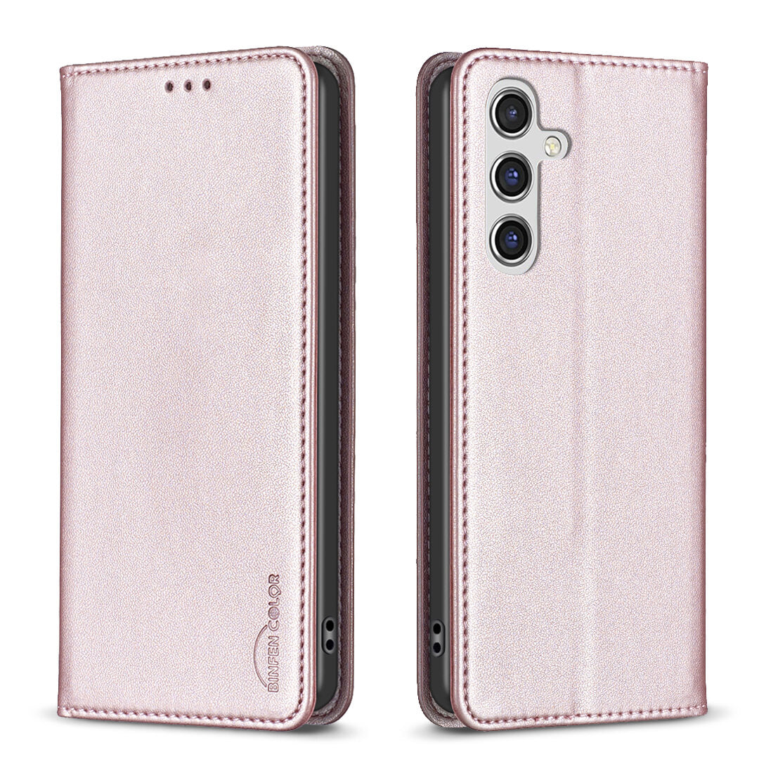 Galaxy S25 FE - BINFEN Leather Flip Case 