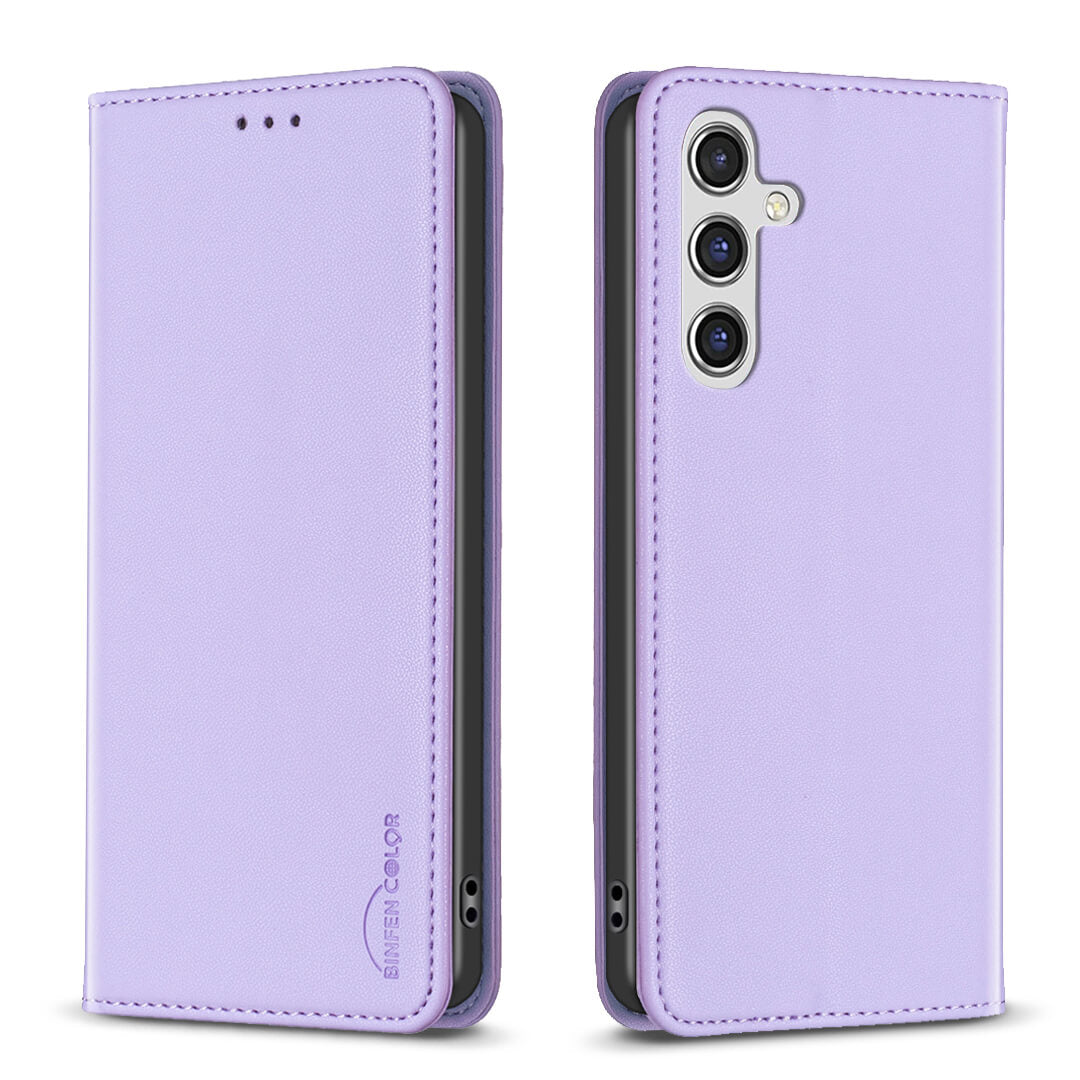 Galaxy S25 FE - BINFEN Leather Flip Case 