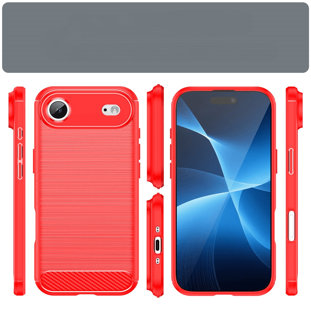 iPhone 17 Air - Metal Carbon Look Case