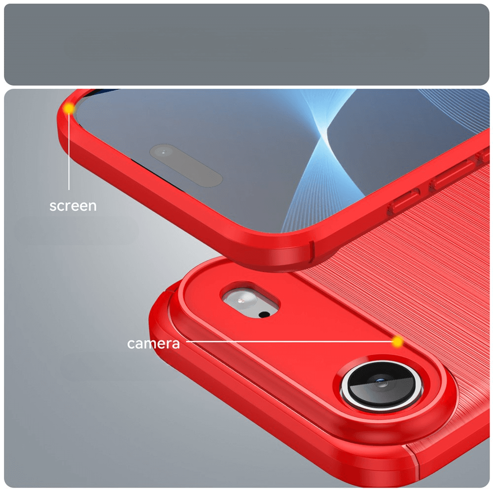 iPhone 17 Air - Metal Carbon Look Case