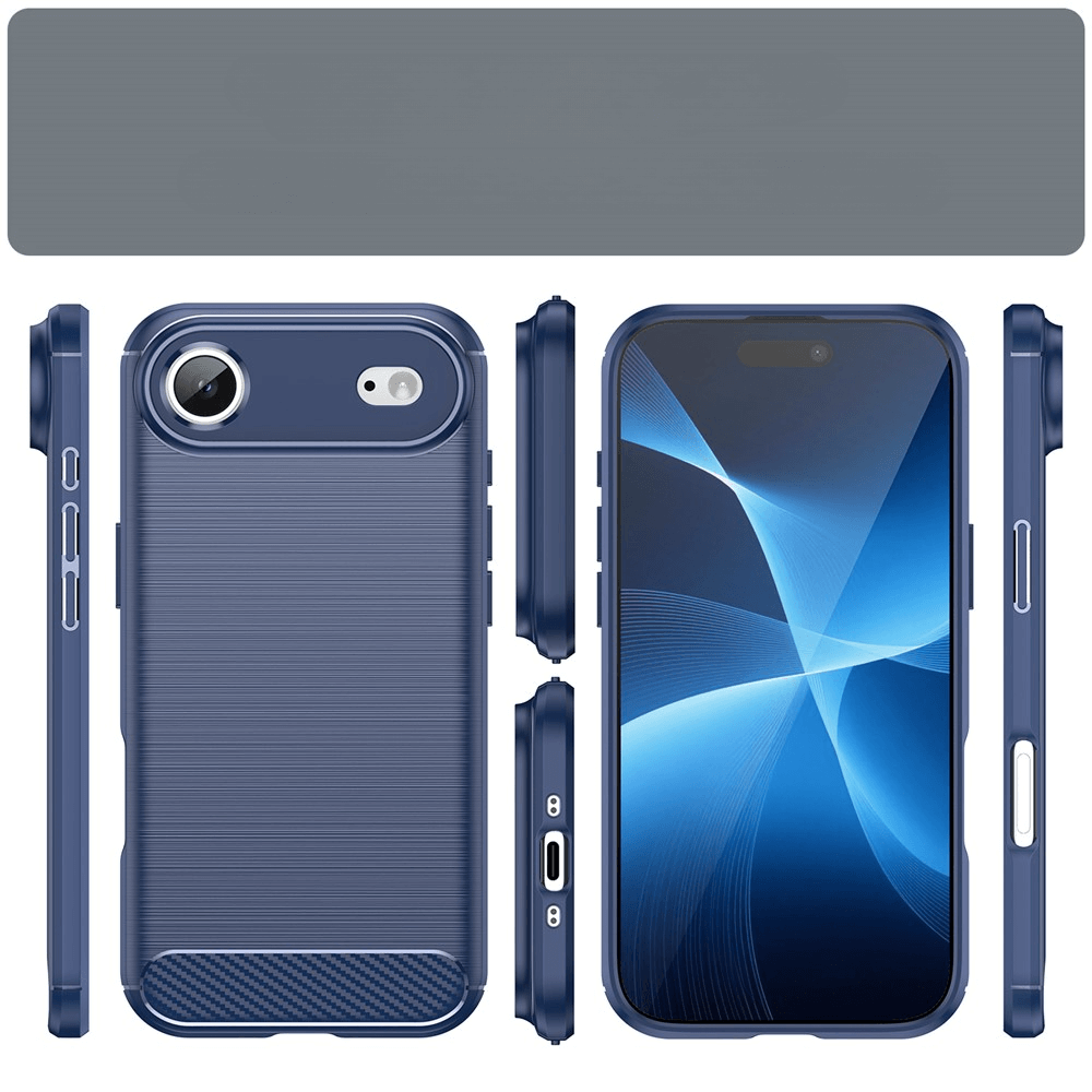 iPhone 17 Air - Metal Carbon Look Case