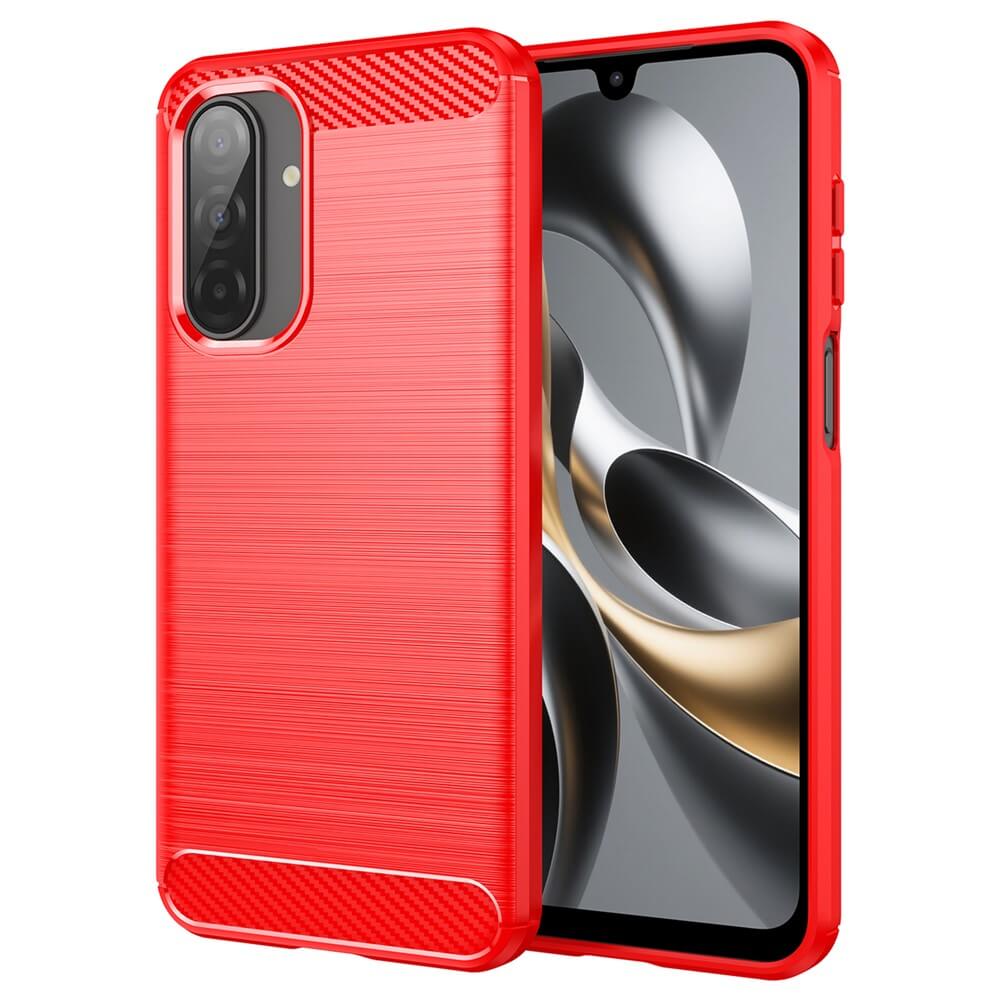 Galaxy A17 / A16 / A26 - Coque look métal carbone