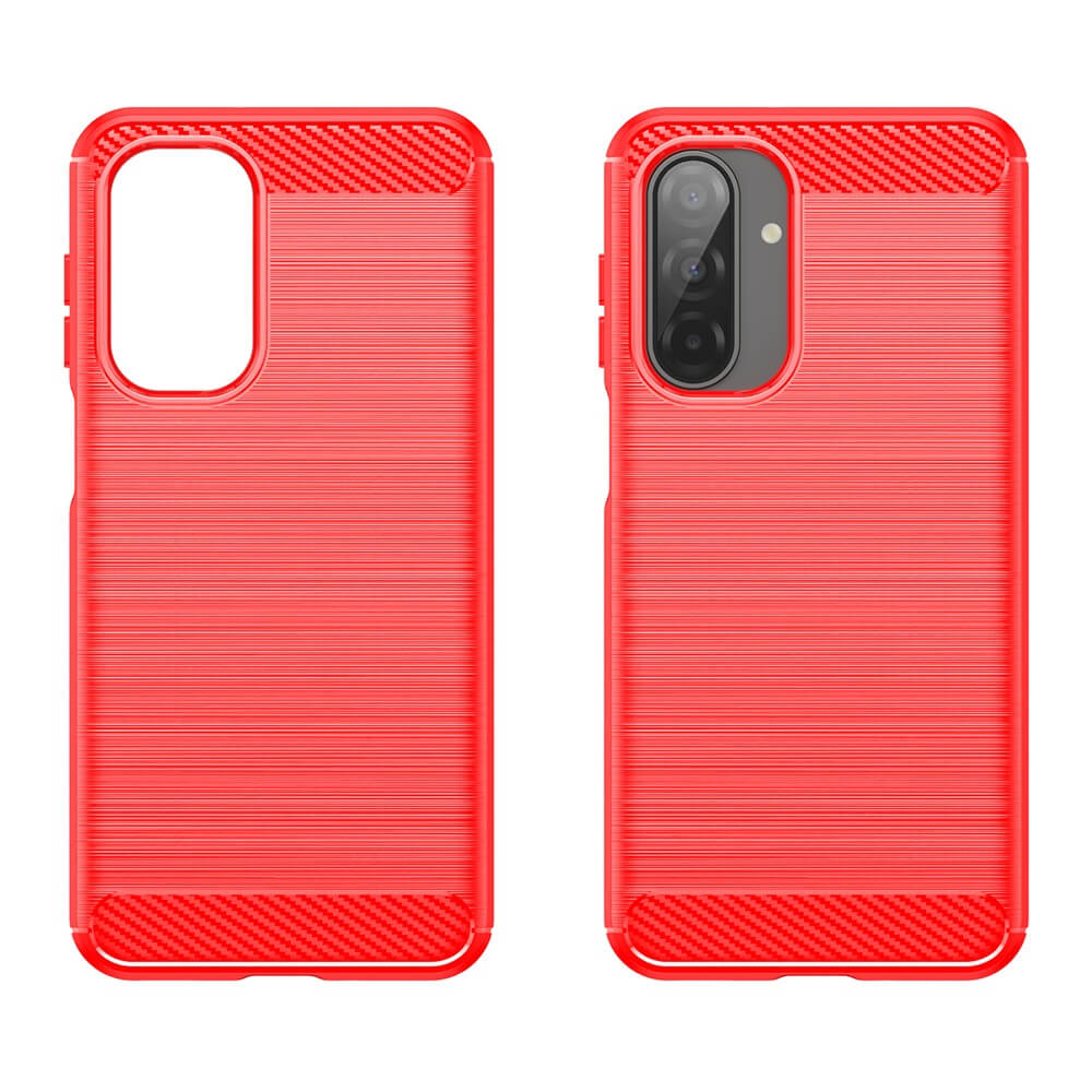 Galaxy A17 / A16 / A26 - Coque look métal carbone