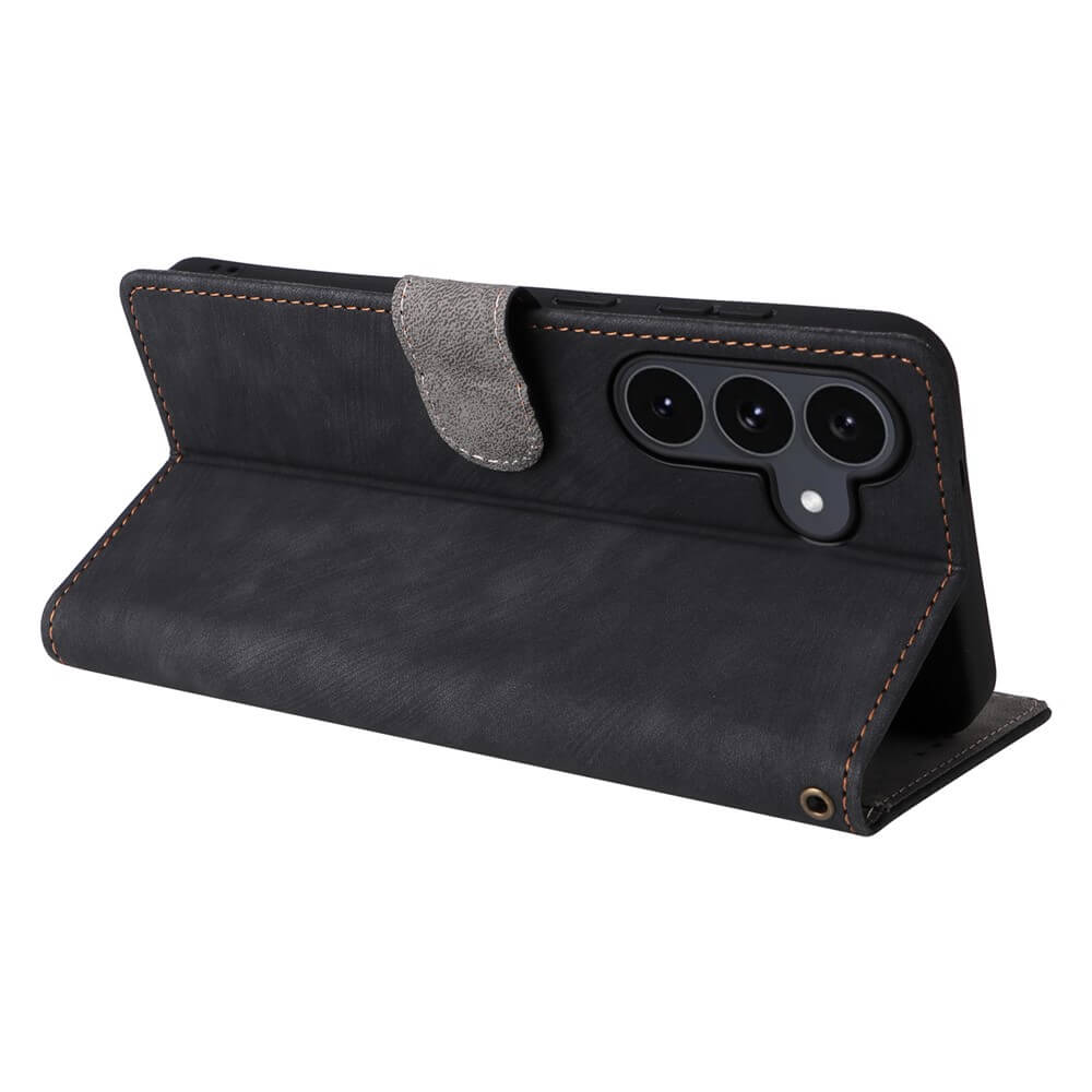 Galaxy S25 FE - Leather case with RFID blocker