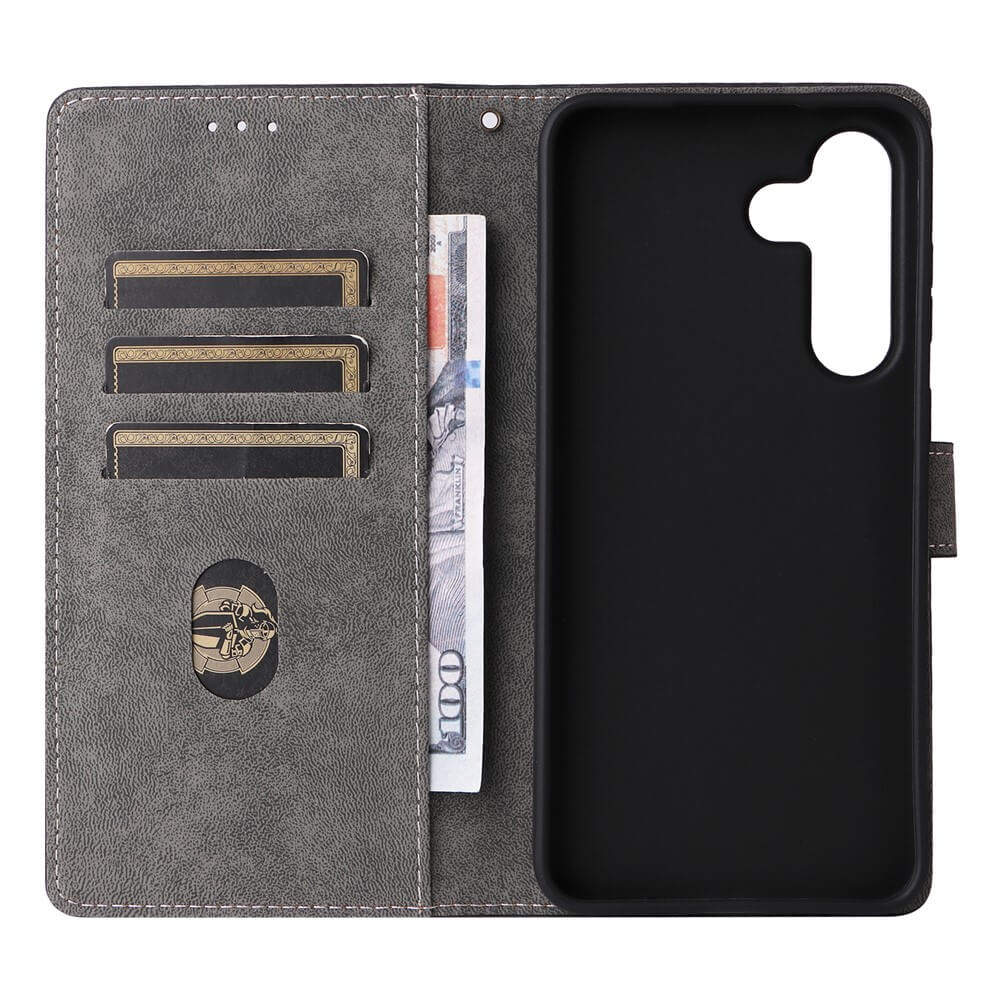 Galaxy S25 FE - Leather case with RFID blocker