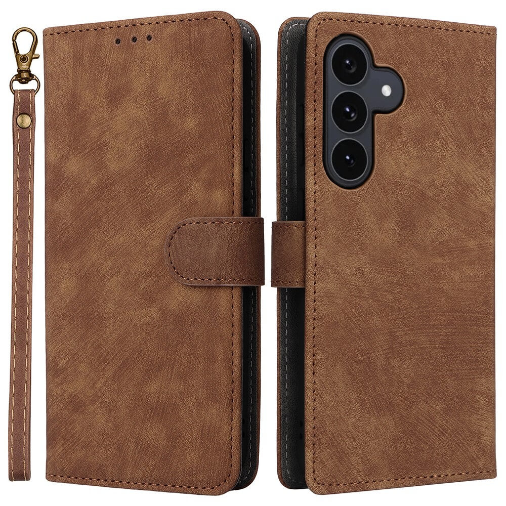 Galaxy S25 FE - Leather case with RFID blocker
