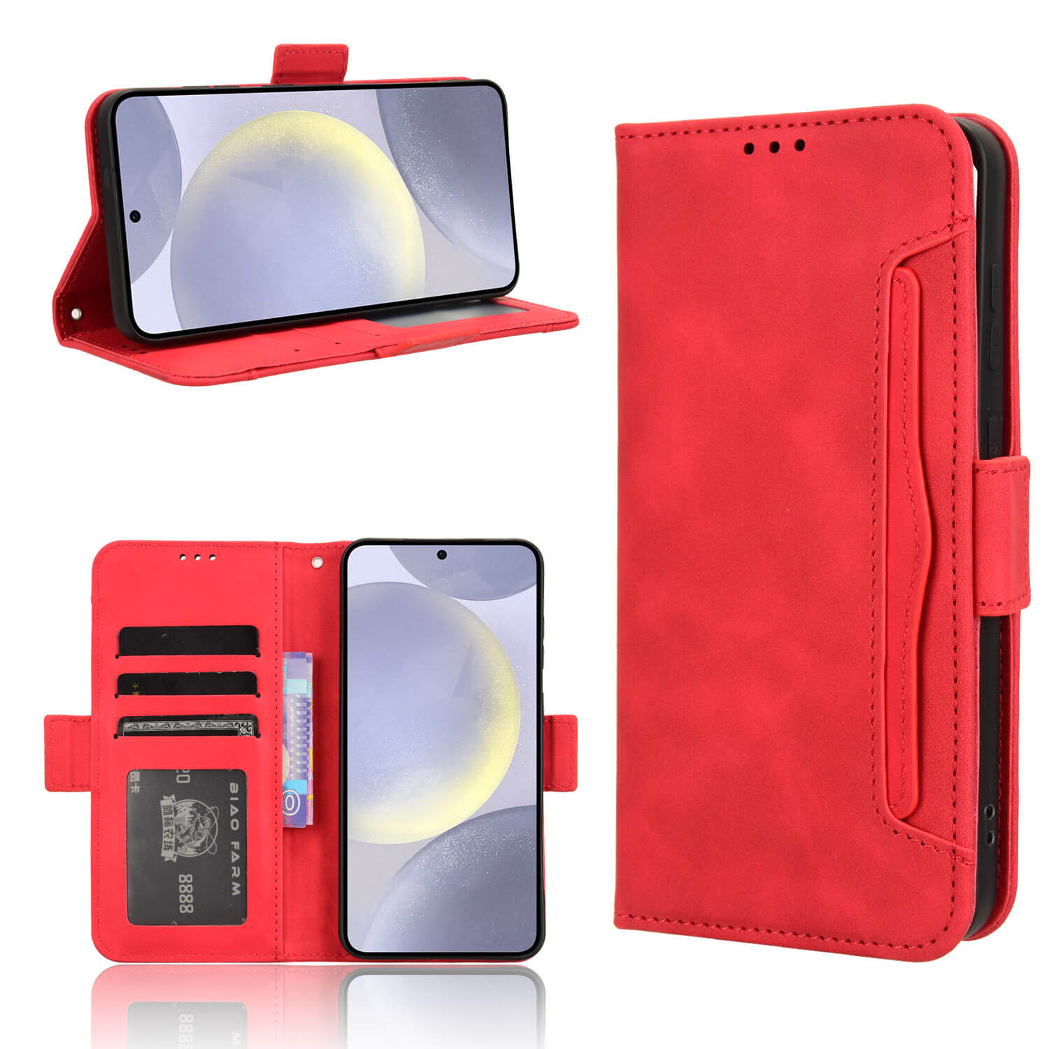 Galaxy S25 FE - Etui viele Kartenfächer