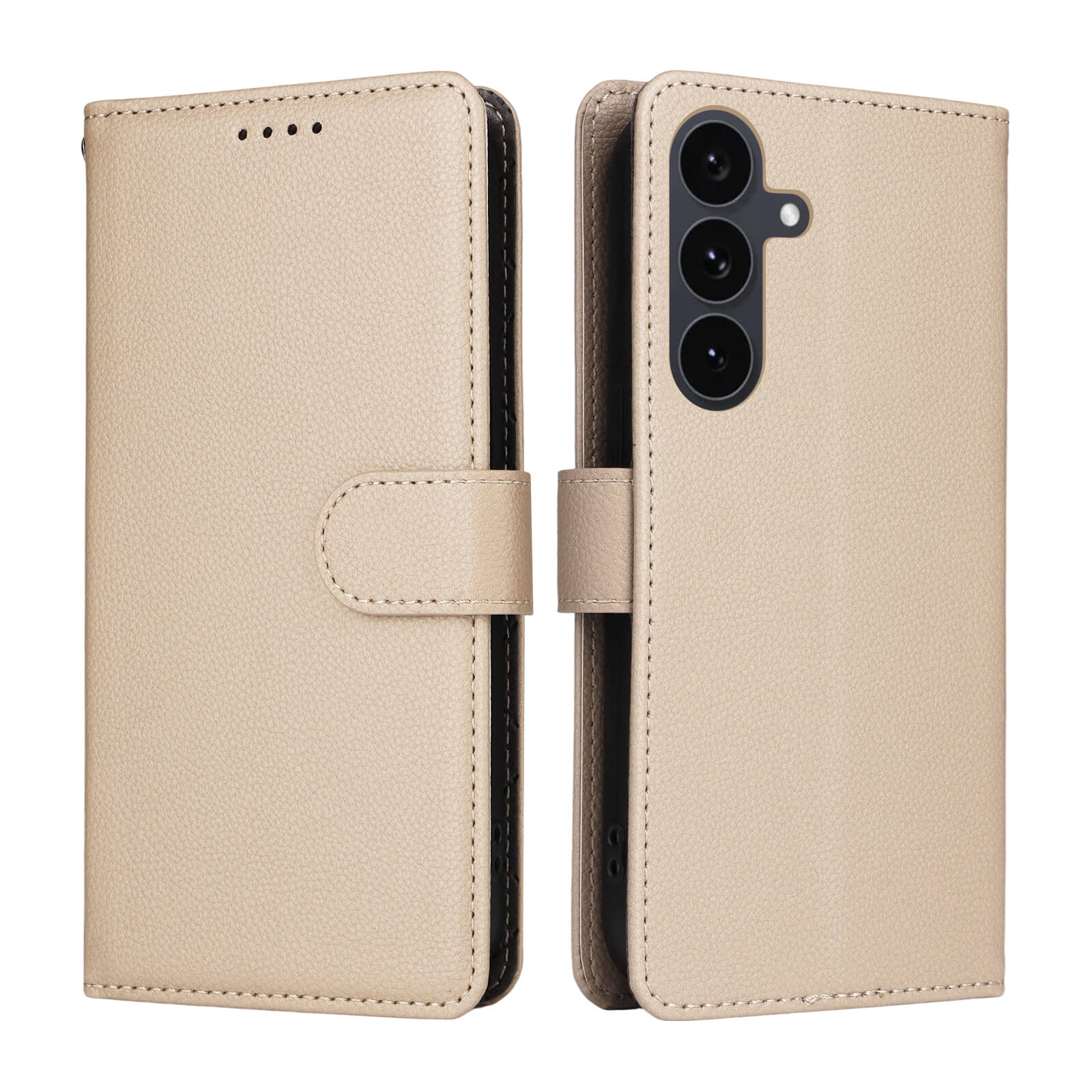 Galaxy S25 FE - Custodia effetto pelle con superficie strutturata