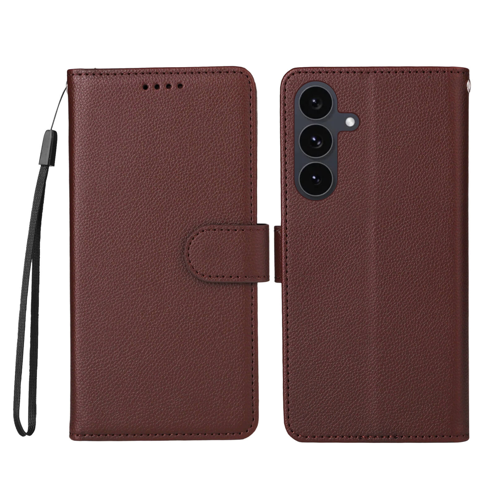 Galaxy S25 FE - Custodia effetto pelle con superficie strutturata