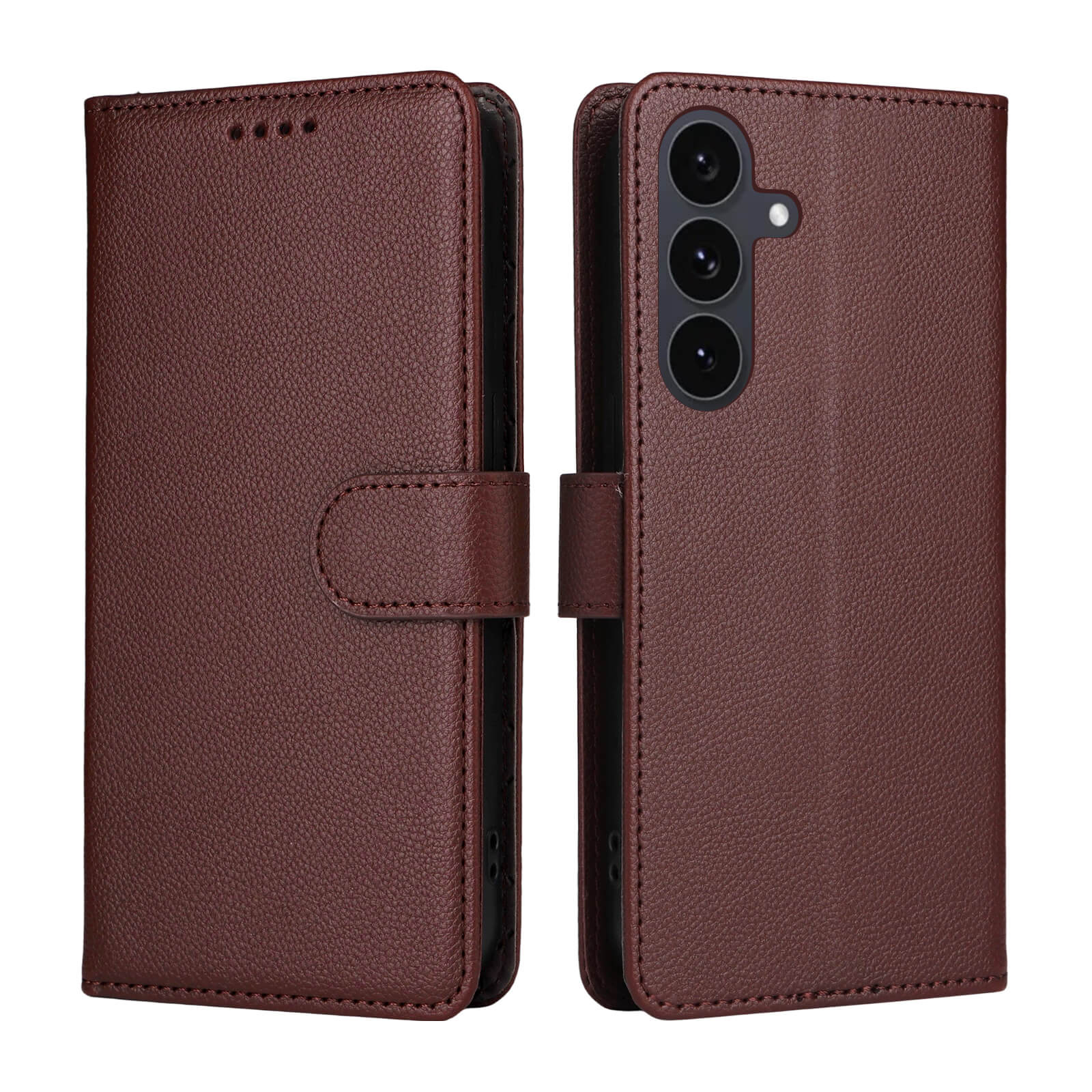 Galaxy S25 FE - Custodia effetto pelle con superficie strutturata