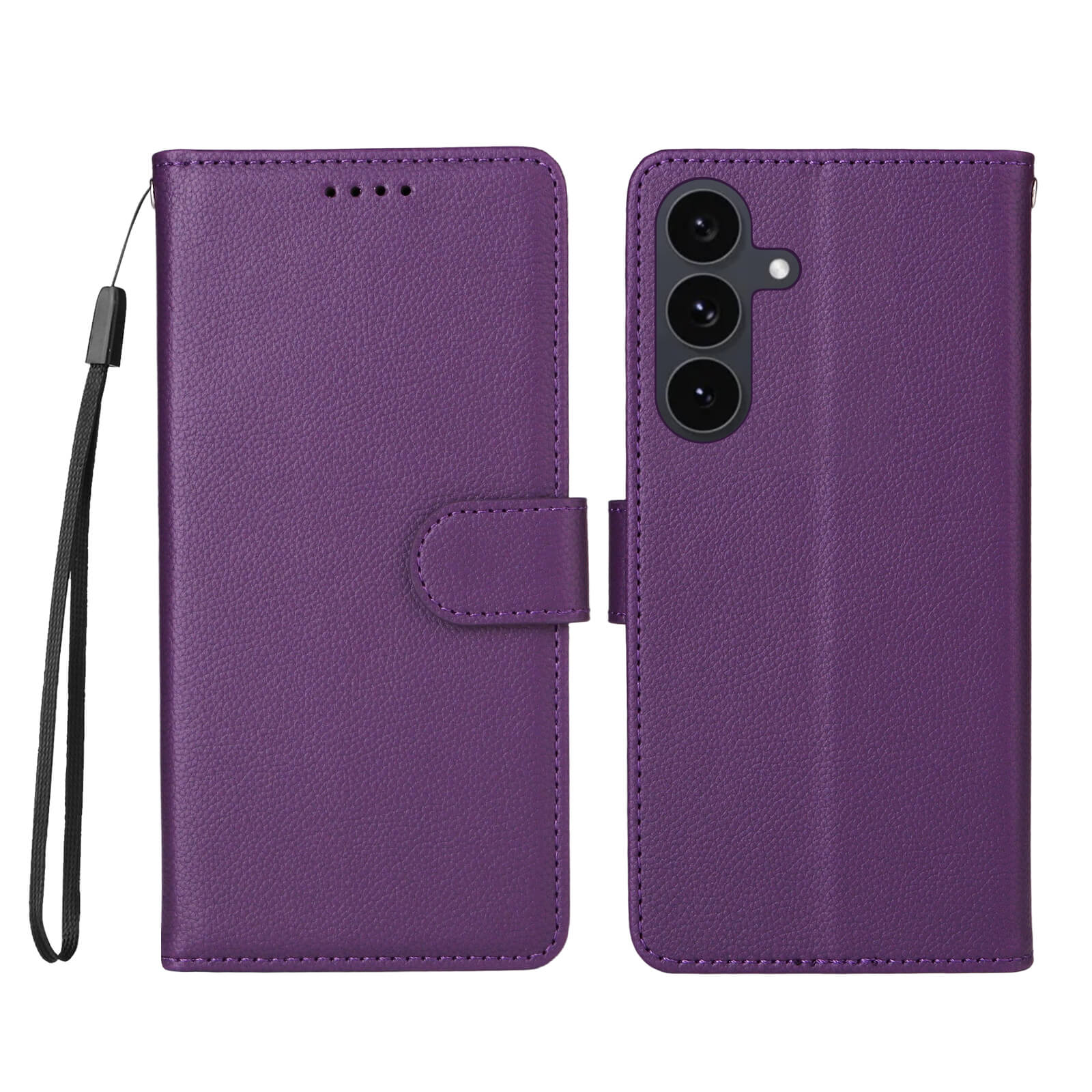 Galaxy S25 FE - Custodia effetto pelle con superficie strutturata