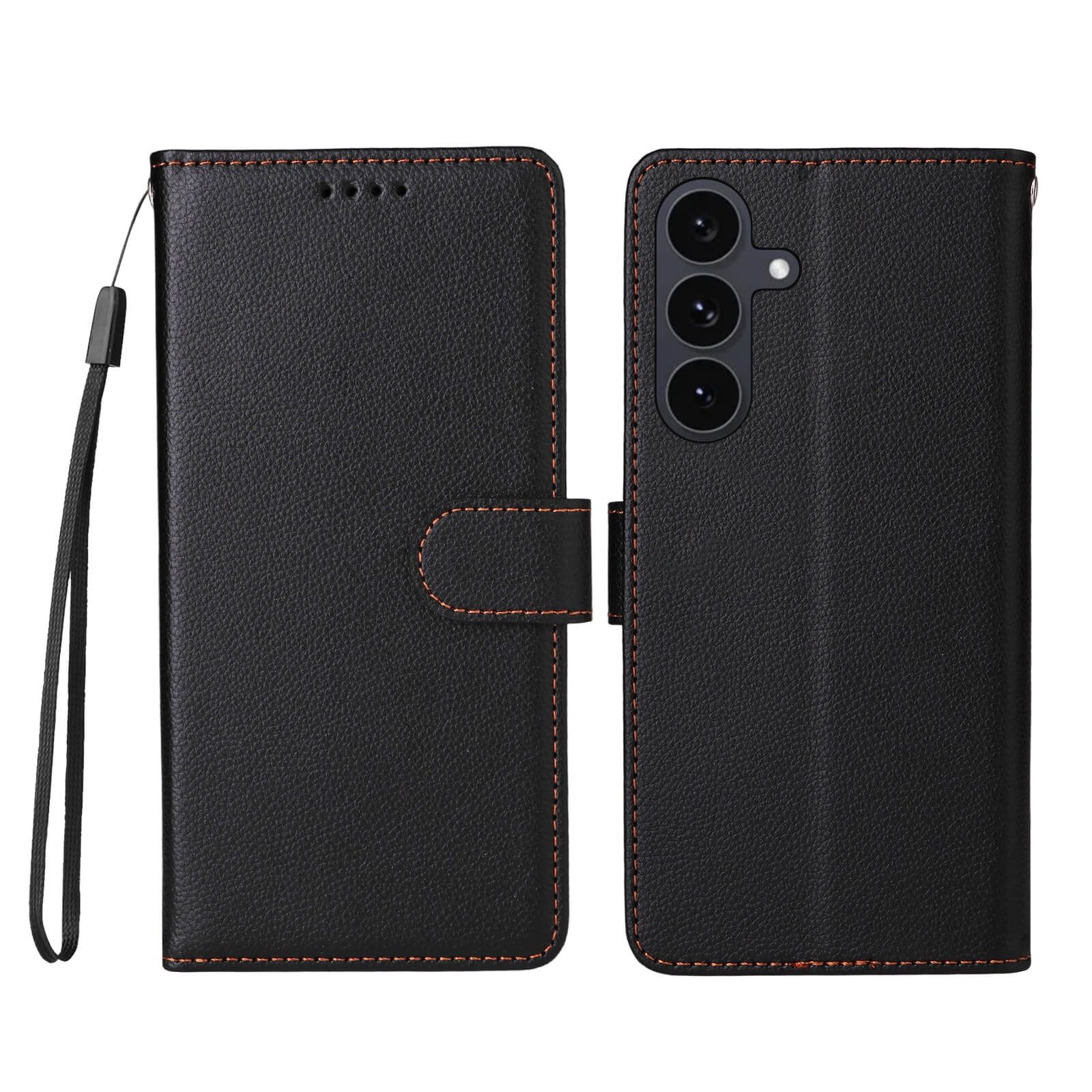 Galaxy S25 FE - Custodia effetto pelle con superficie strutturata