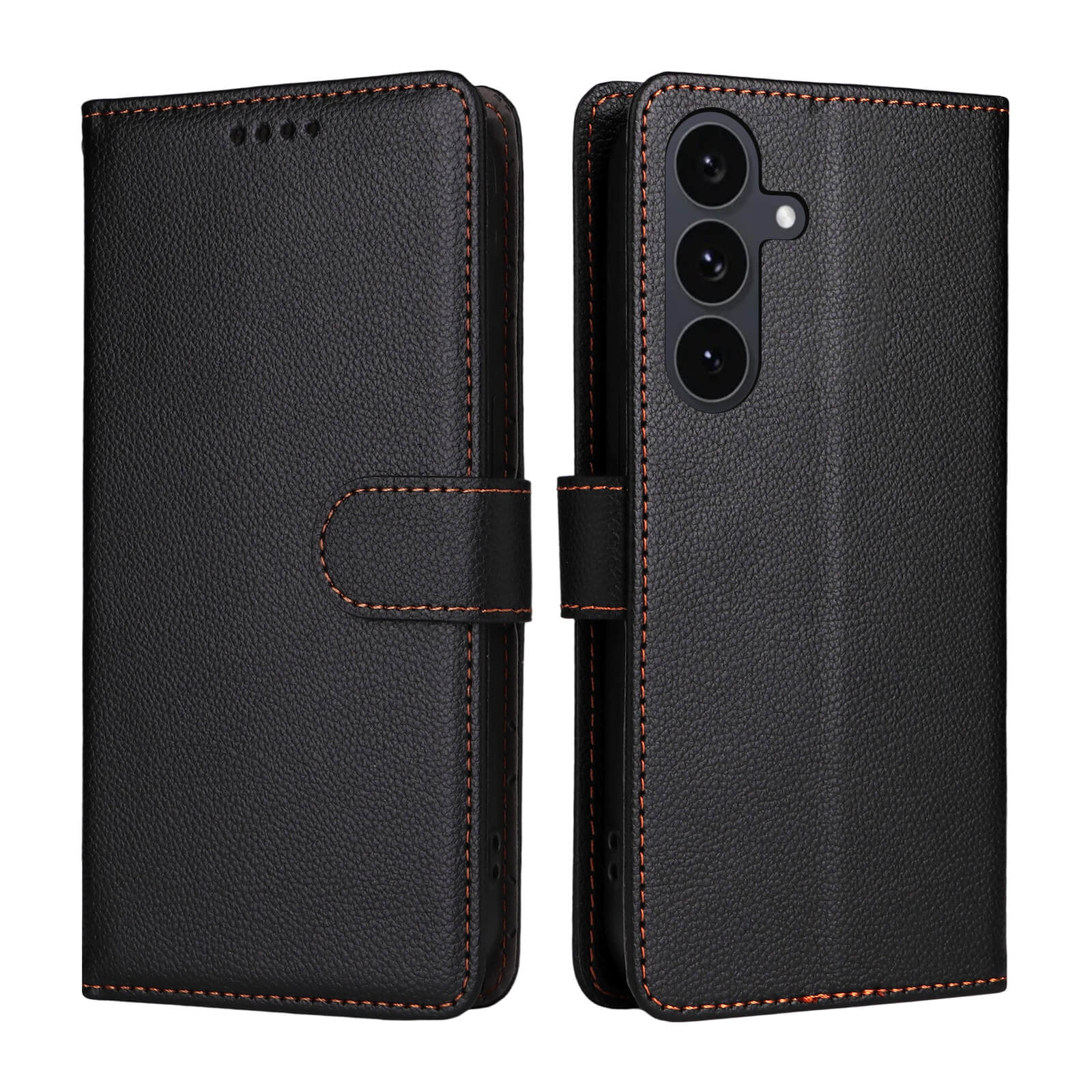 Galaxy S25 FE - Custodia effetto pelle con superficie strutturata