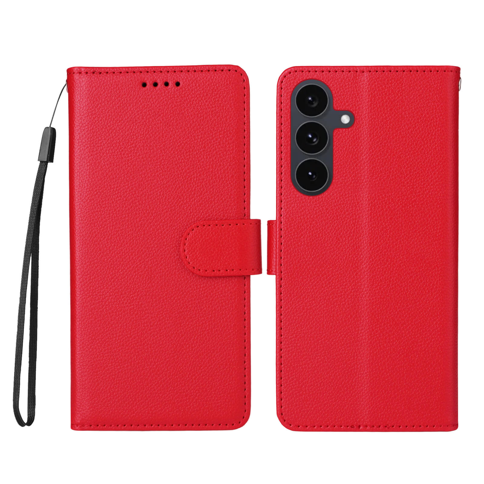 Galaxy S25 FE - Custodia effetto pelle con superficie strutturata
