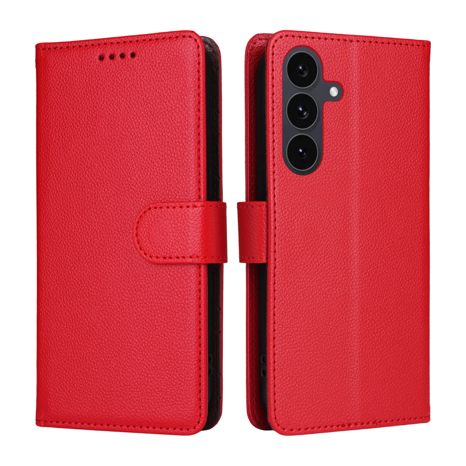 Galaxy S25 FE - Custodia effetto pelle con superficie strutturata