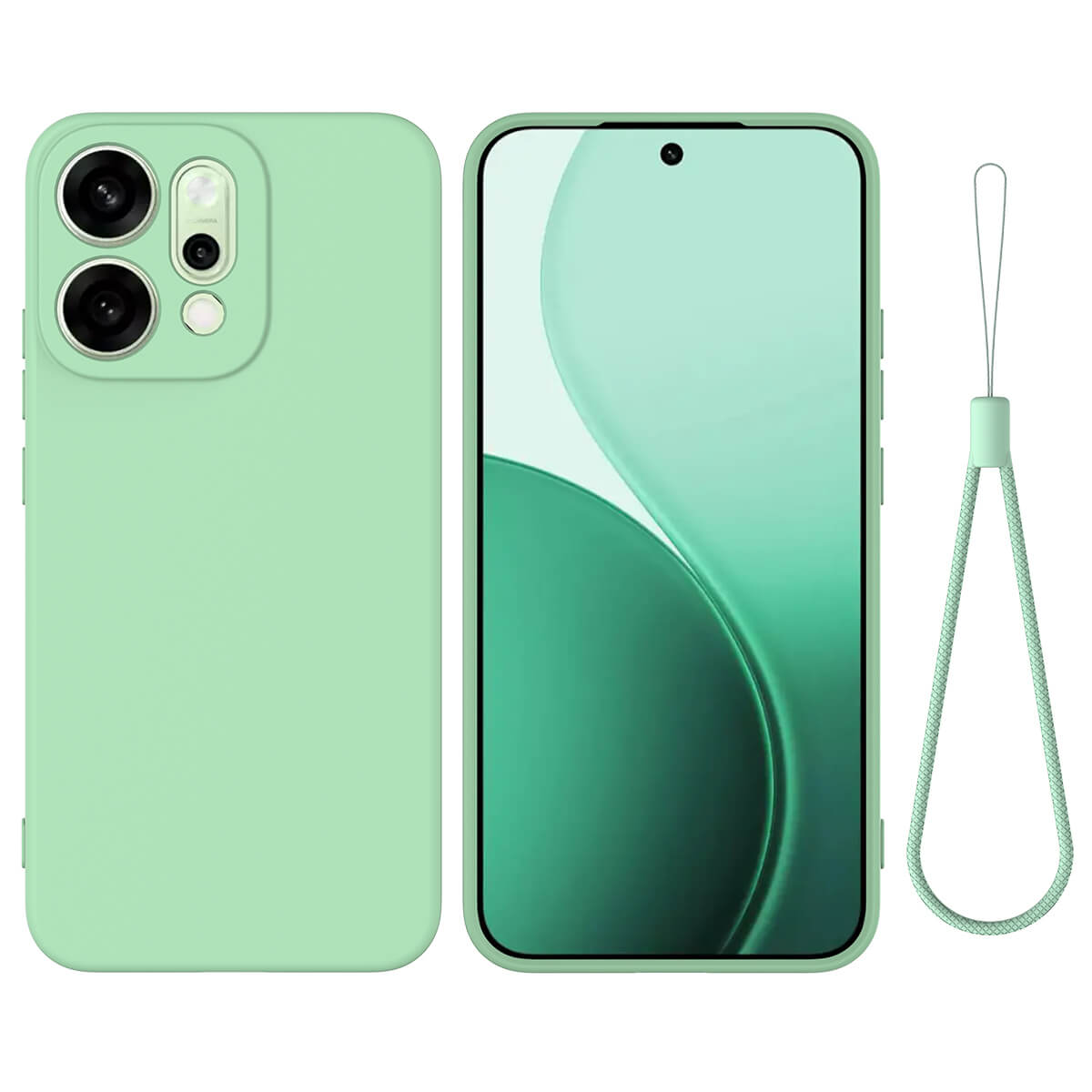 OPPO Reno14 - Coque en caoutchouc silicone