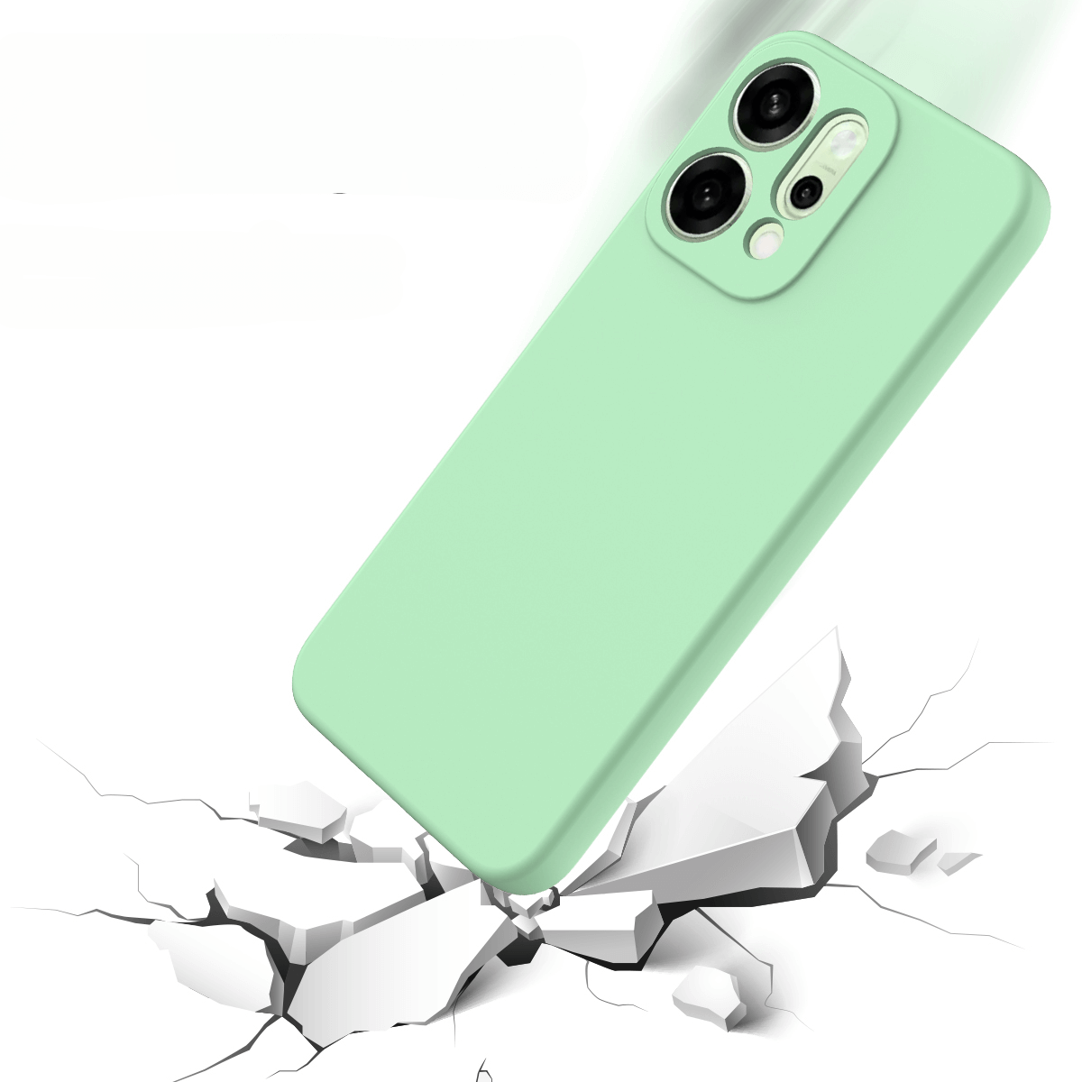 OPPO Reno14 - Coque en caoutchouc silicone