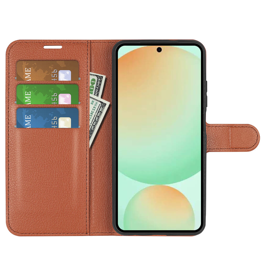Galaxy S25 FE - Leather Case Cover